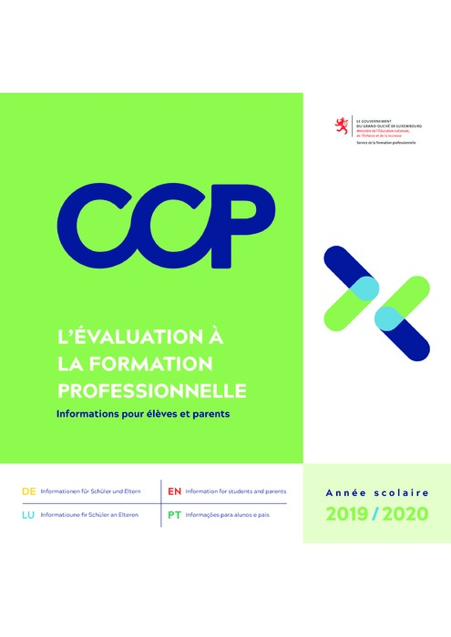 Média : L'évaluation à la formation professionnelle - CCP